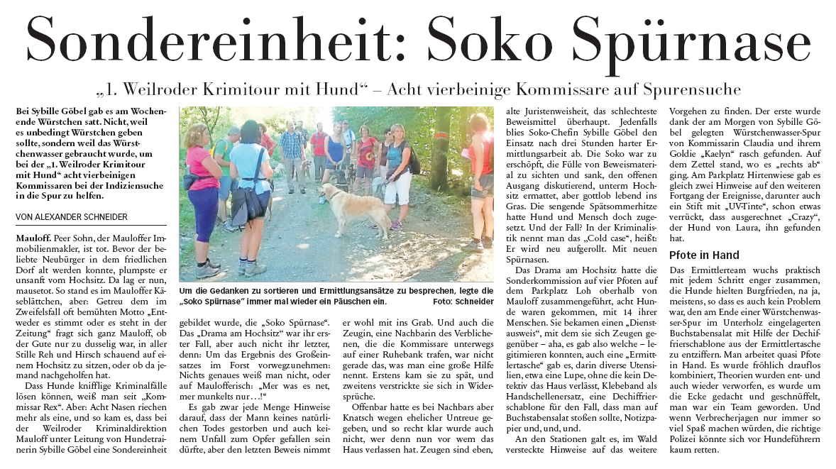 Menschen mit hund kennenlernen